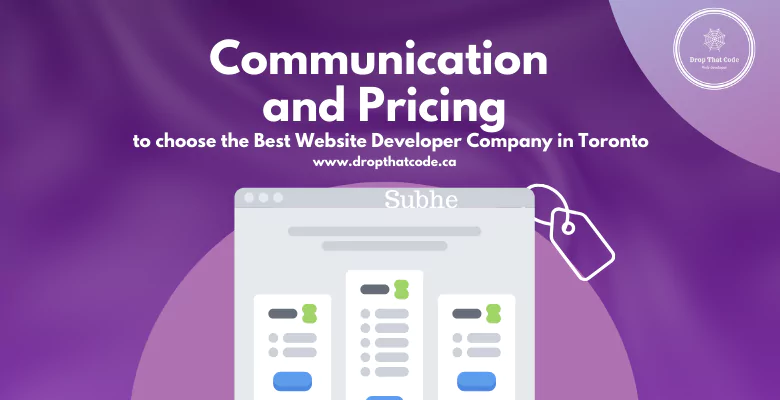 Communication and Pricing