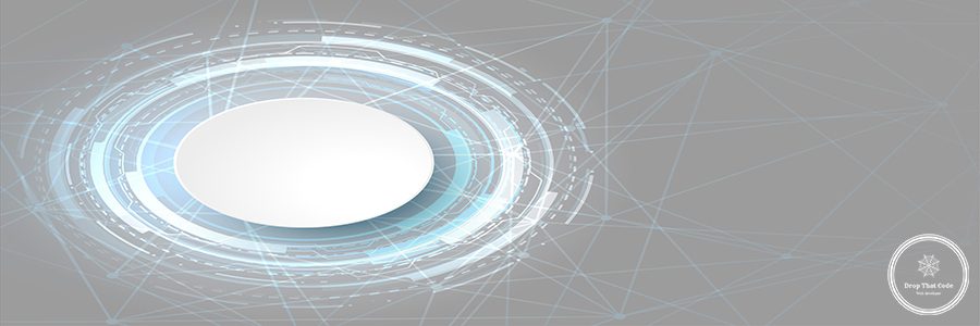 glowing technology data visualization futuristic background design