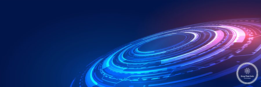 blue futuristic technology concept background with digital diagram