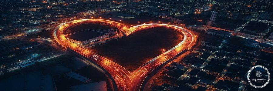 3d-heart-shape-with-bright-motion-blur-effect