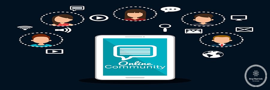 online community design, vector illustration eps10 graphic