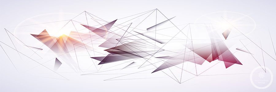 Futuristic abstract geometric background with connected lines and triangles.