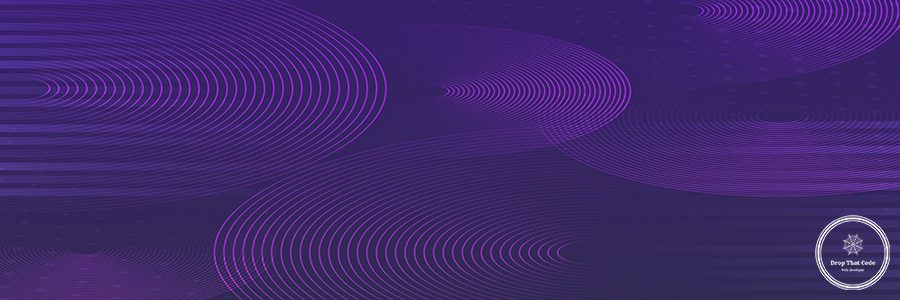 Purple circle pattern background vector