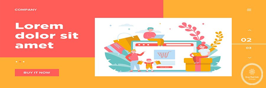 Happy people shopping online. Basket, tablet, customer flat vector illustration. E-commerce and digital technology concept for banner, website design or landing web page