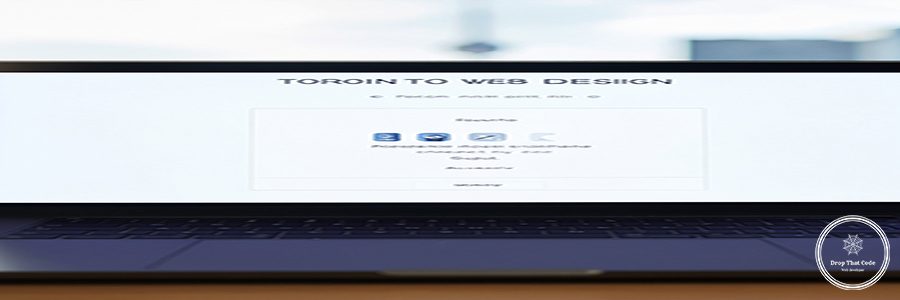 Firefly_A sleek and modern workspace with a MacBook showing a stunning homepage mockup labele 452159