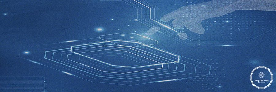 AI disruptive technology background in blue with robotic hands remixed media