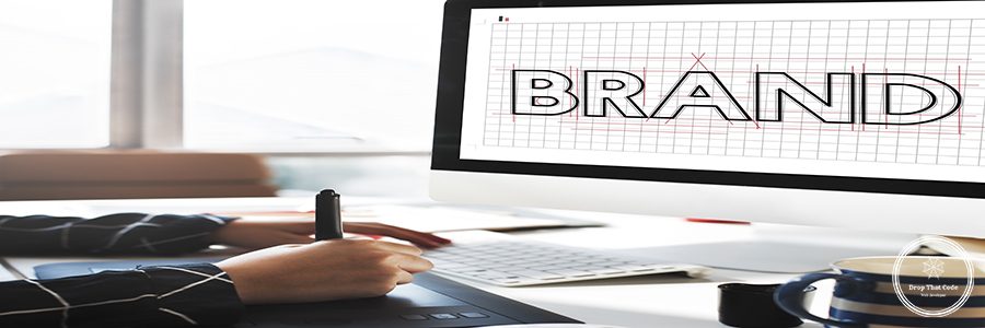 Brand Copyright Name Draft Graphic Concept