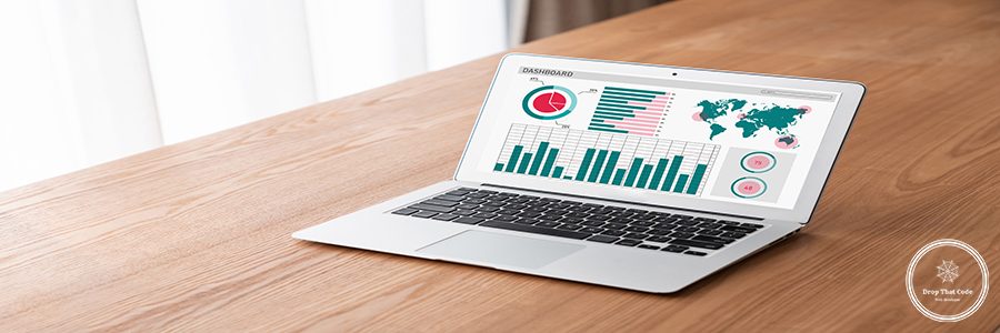 Business data dashboard provide modish business intelligence analytic for marketing strategy planning