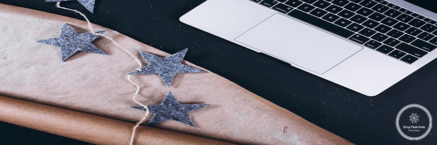 Christmas background layout on black background