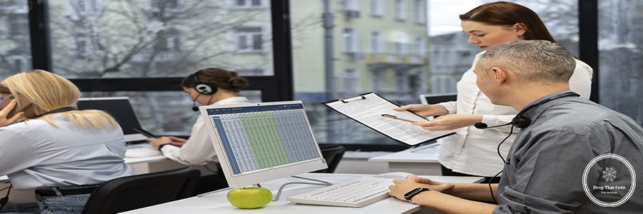 colleagues-working-together-call-center-office