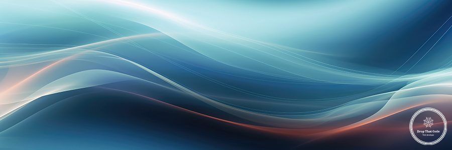 The creative blue smooth abstract wavy background. Generative AI AIG21.