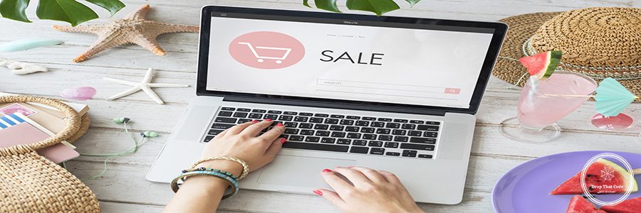 E-commerce Shop Online Homepage Sale Concept