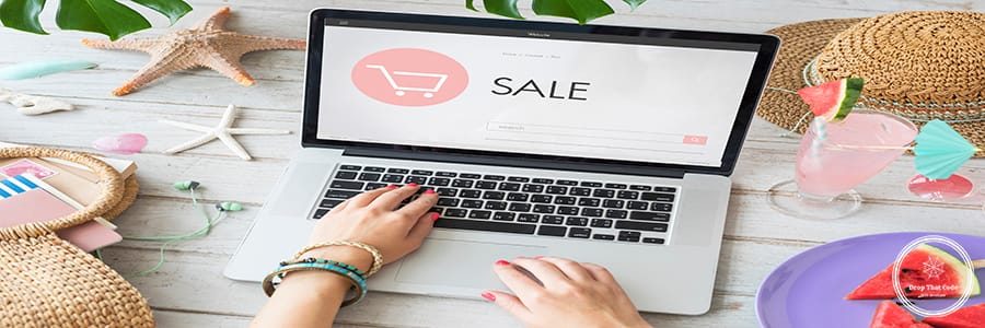 E-commerce Shop Online Homepage Sale Concept
