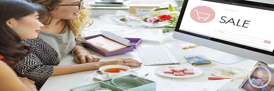 E-commerce Shop Online Homepage Sale Concept
