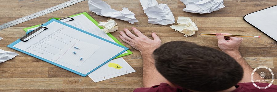 flat-lay-shot-guy-working-his-notes