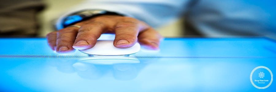 Hand holding using mouse clicking