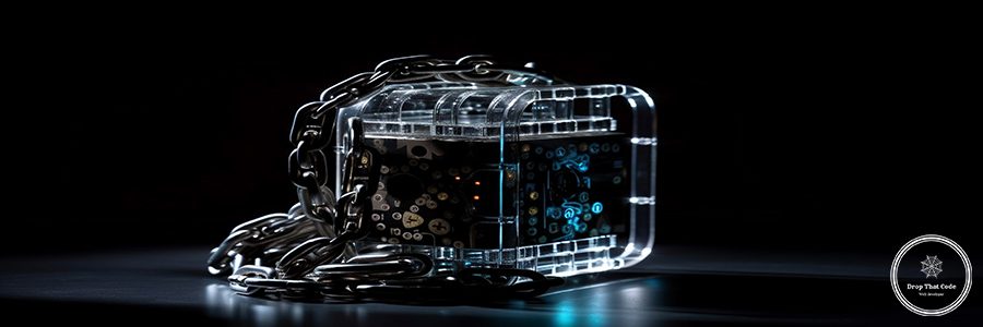 Metal chain trapped in semiconductor innovation idea generated by artificial intelligence