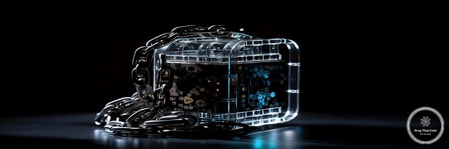 Metal chain trapped in semiconductor innovation idea generated by artificial intelligence