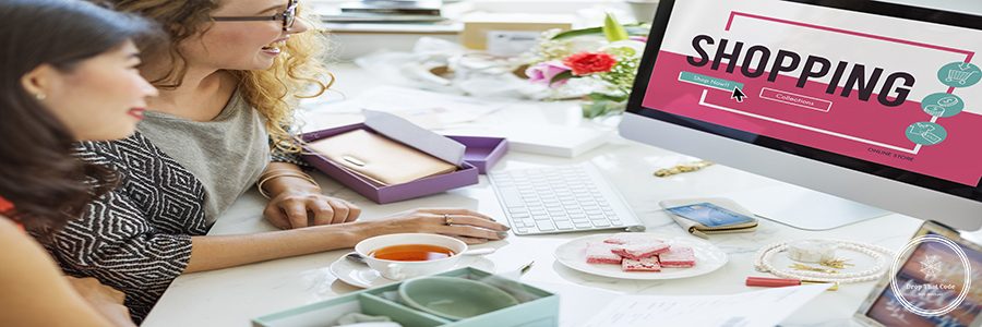 Online Shopping Cart E-Commers Concept