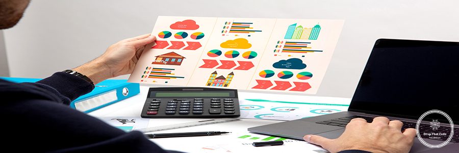 a person holds paper with drawings