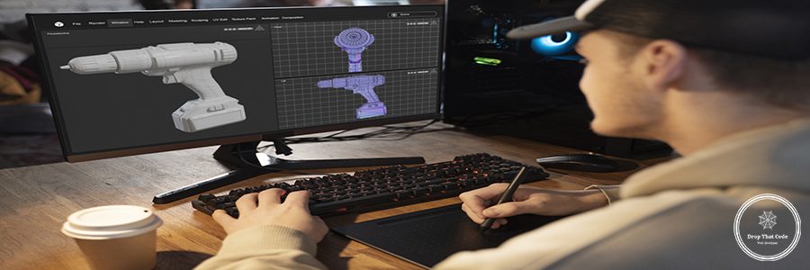 person-working-animation-porject