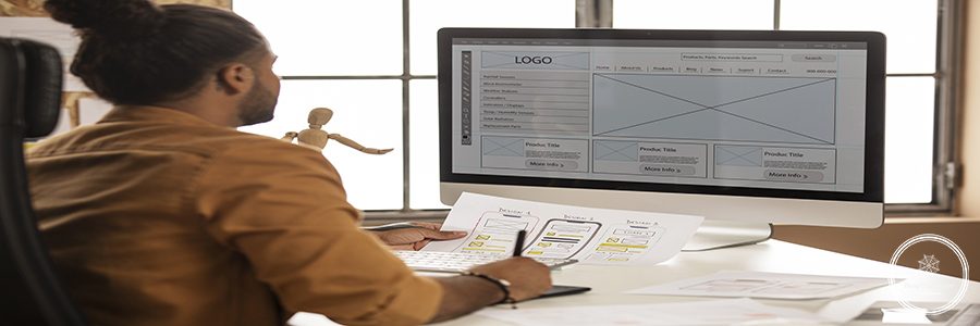 side-view-man-working-with-computer