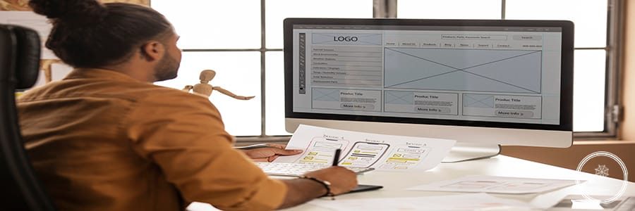 side-view-man-working-with-computer