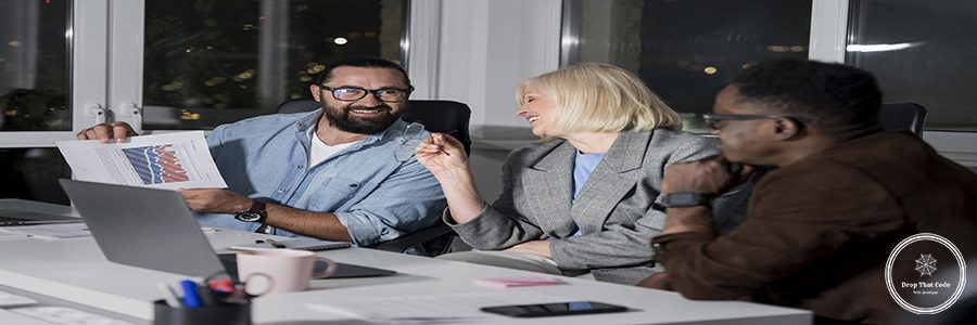 teammates-working-late-office
