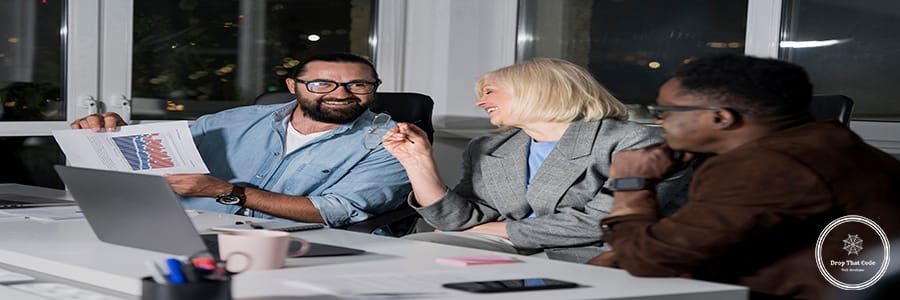 teammates-working-late-office
