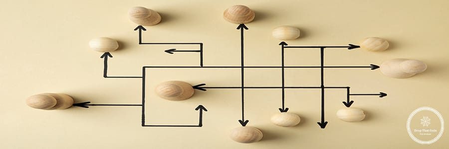 top-view-wooden-pawns-arrangement