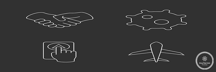Coronavirus prevention icon set vector