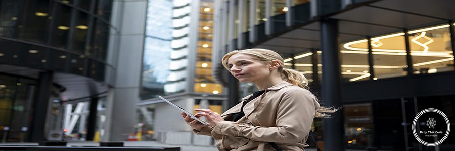 woman-working-her-tablet-outside